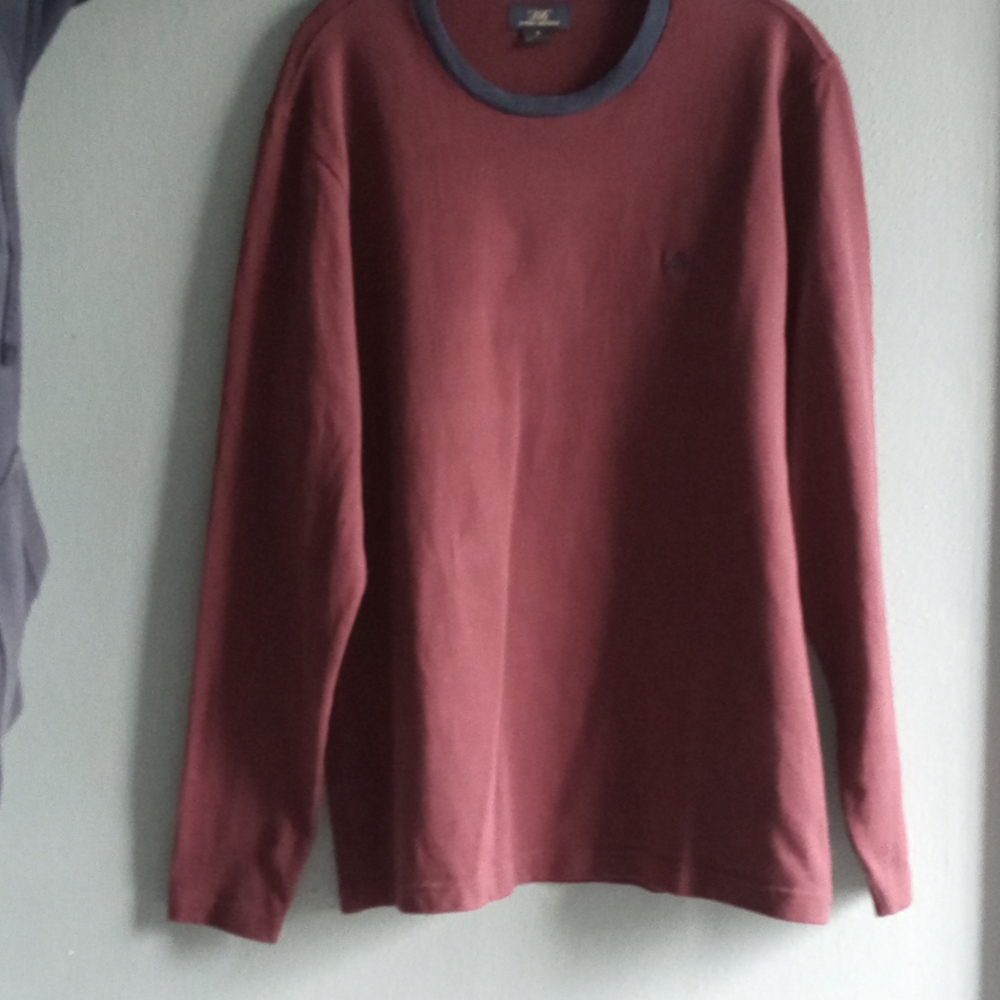 Brooks Brothers Classic Red Long Sleeve Tee